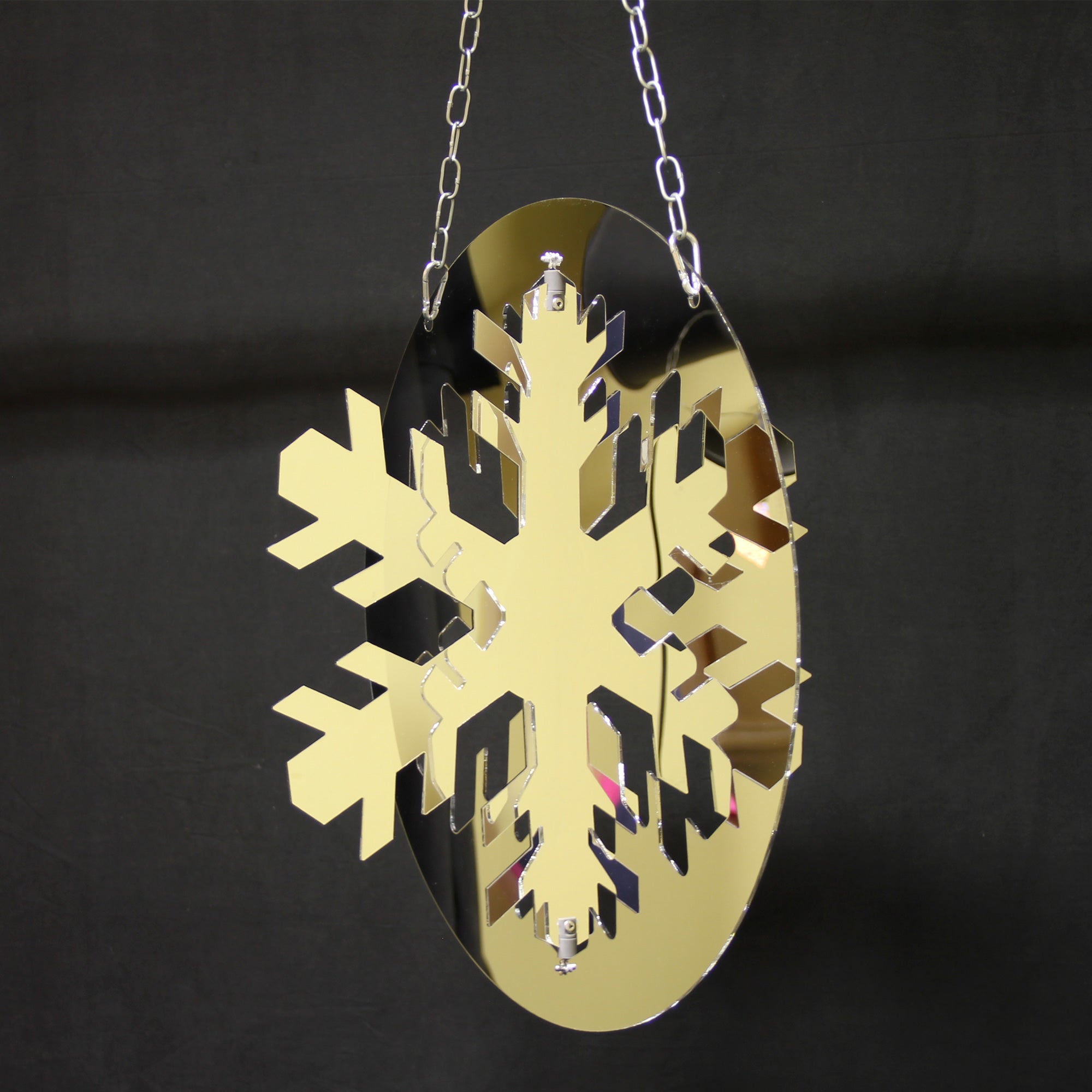 Suspension Flocon Crystal miroir